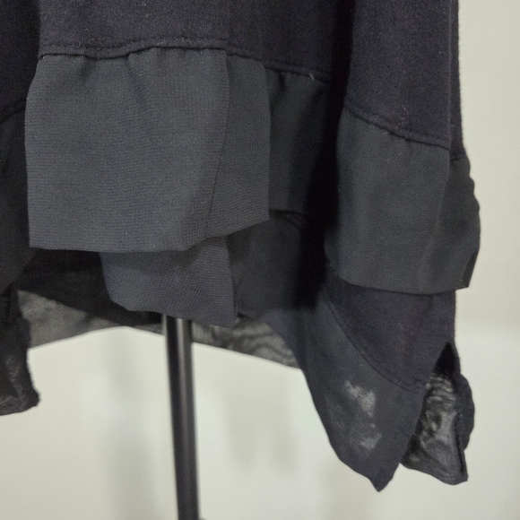 ⭐️Pebble And Stone Womand Black Shirt Witb Tie Back Size L - Picture 5 of 5